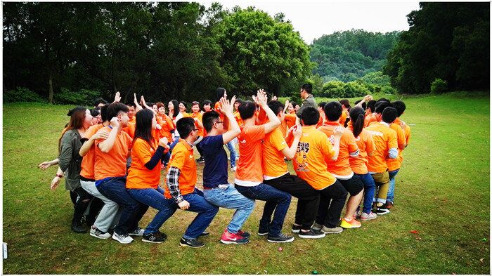 東莞酷派公司組團深圳九龍生態園員工活動一日游