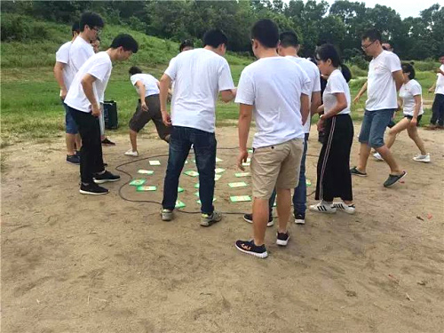 好掌柜公司來深圳九龍山生態(tài)園舉辦拓展訓(xùn)練活動